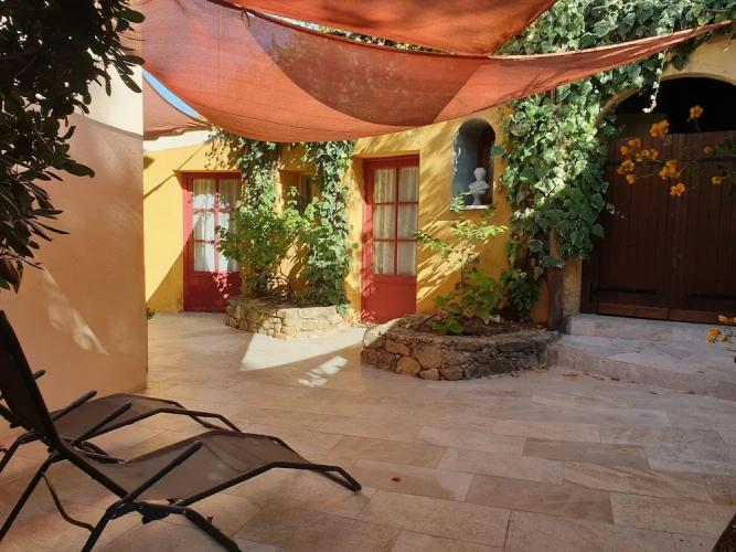 Cottage with balcony