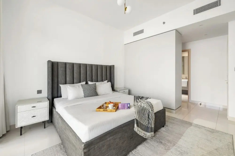 2BR Beachfront Retreat with Palm Views