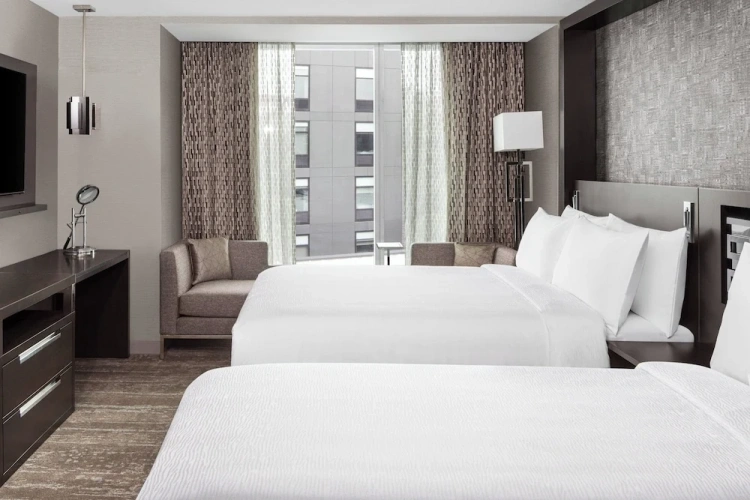 Deluxe Palisades View Quadruple room