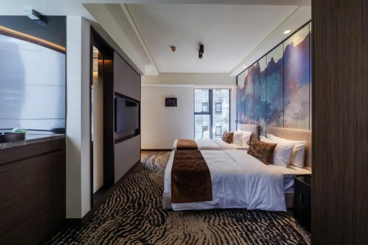 Standard Twin room with city view