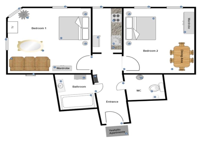 2 Bedrooms Apartment