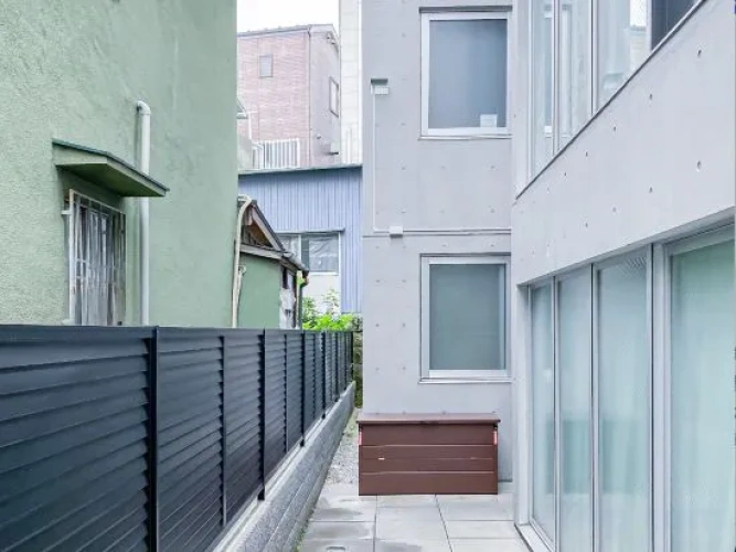 Outside
