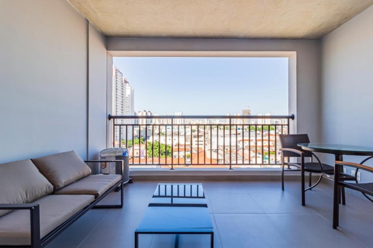 Studio with balcony