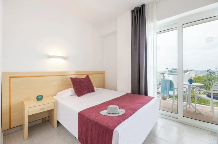 Standard Single room with balcony and with sea view