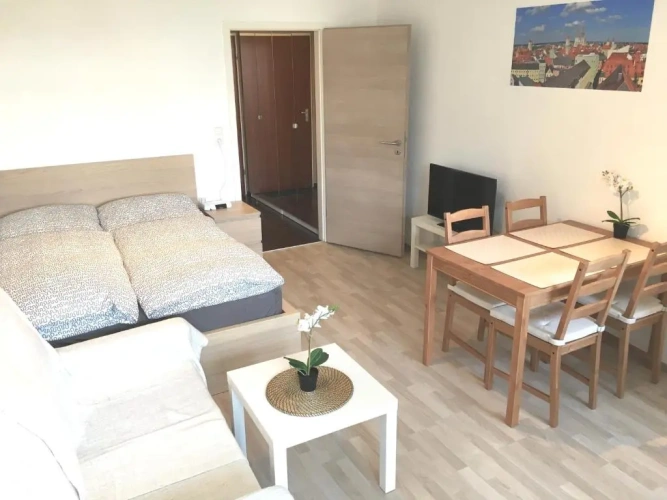 1 Bedroom Apartment with balcony and with garden view