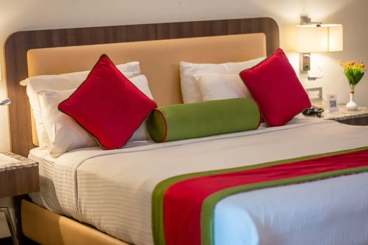 Deluxe Double room with balcony and with garden view