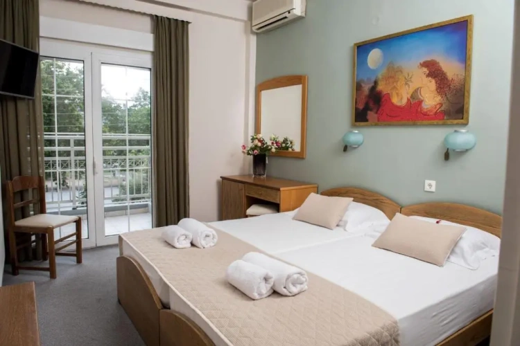 Standard Twin room with garden view