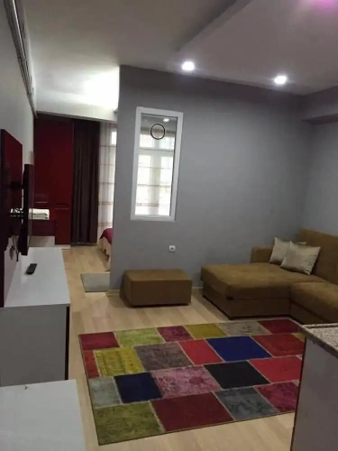 Studio with balcony