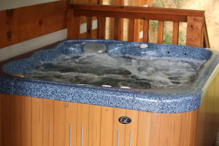 View Private Hot Tub Pool Table Fireplace Relax