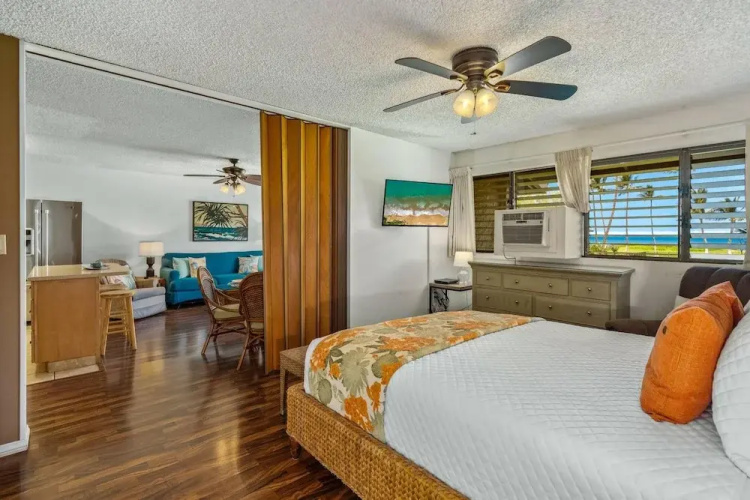Waiohuli Beach Hale Ocean View Condos with Parking