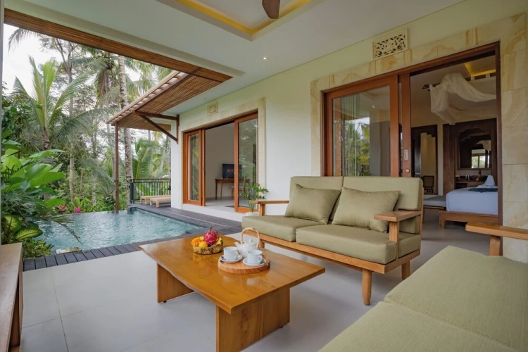2 Bedrooms Comfort Villa with pool view