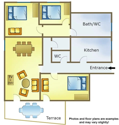 3 Bedrooms Comfort Apartment