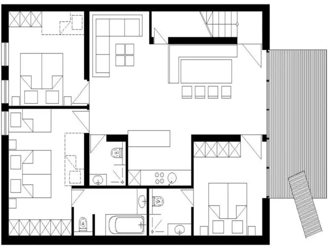3 Bedrooms Deluxe Apartment