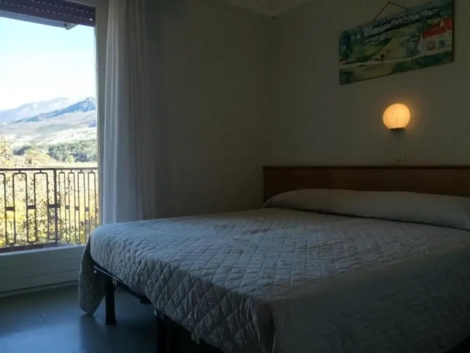 Economy Double room with balcony and with mountain view