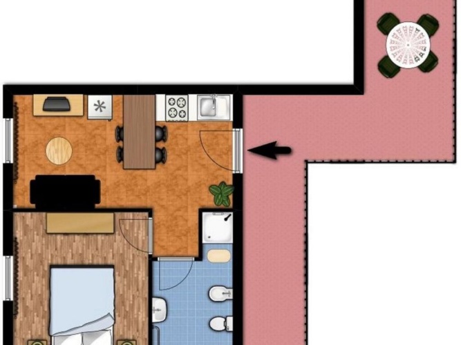 1 Bedroom Apartment