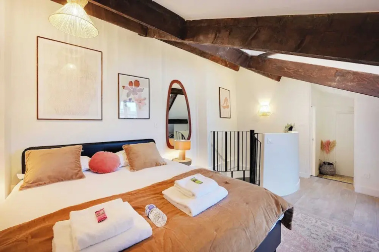Charming Duplex in Marais for 2 People