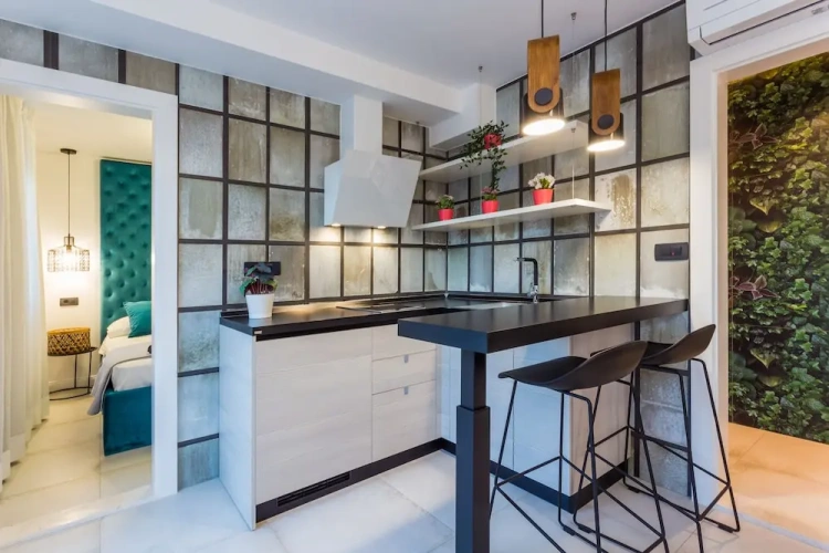 Apartment with balcony and with view