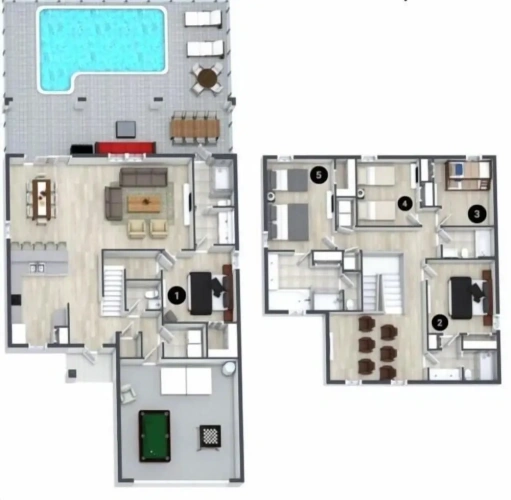 5 Bedrooms Cottage