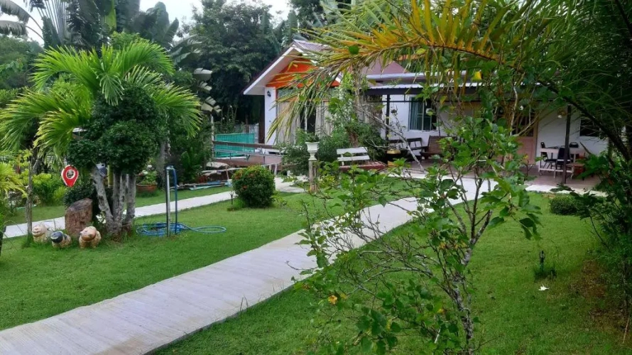 Bungalow with garden view