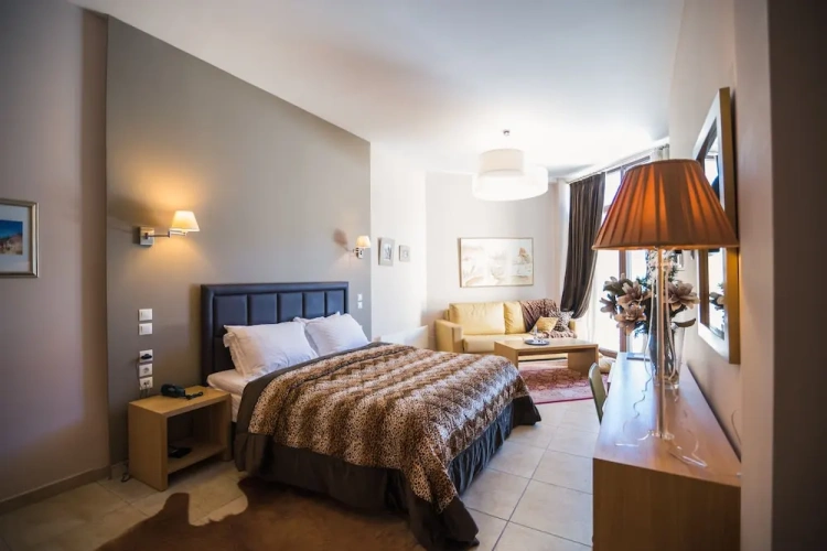 Standard Double room with balcony and with land view
