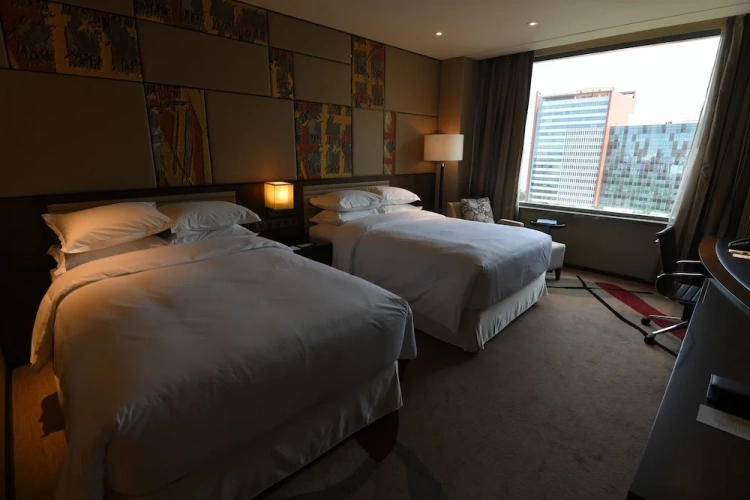 Standard Twin room with city view