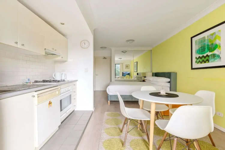 Serene Studio With Balcony in Prime Location