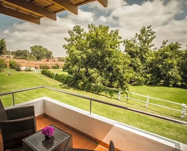 Superior Twin room with balcony and with view