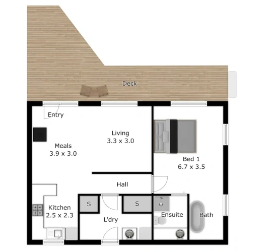 1 Bedroom Standard Suite
