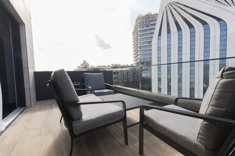 Double Junior Suite with balcony and with city view