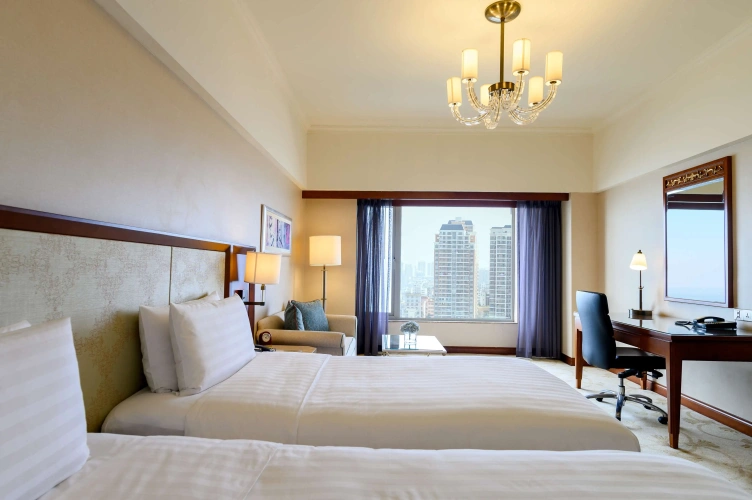 Deluxe Twin room with city view