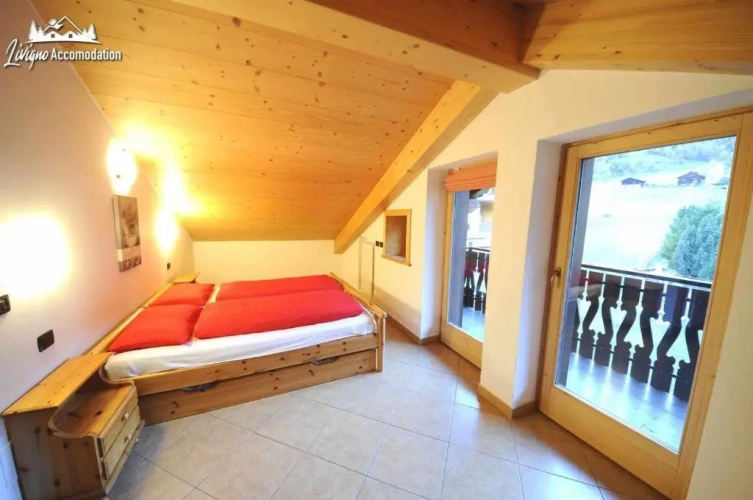 1 Bedroom Double Apartment with mountain view