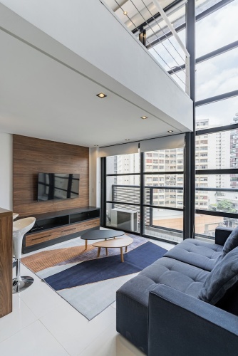 Standard Duplex room with balcony and with city view