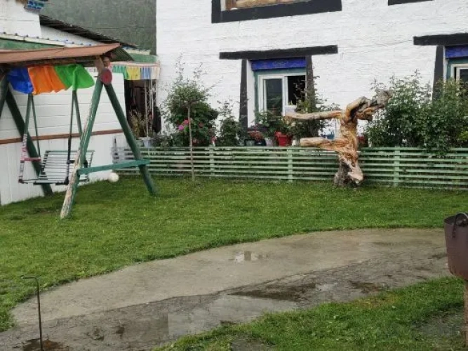 Outside