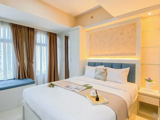 Cream Toned And Compact Studio Apartment Pollux Chadstone