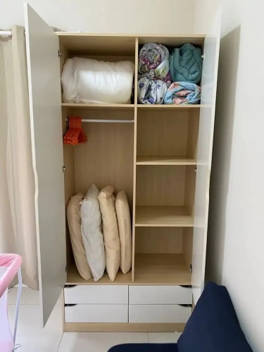 Apto novo e arejado com uma ampla sacada