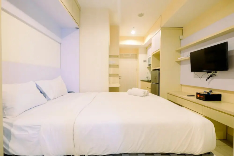 Unique Studio Room with Multifunction Bed @ Grand Kamala Lagoon Apartment