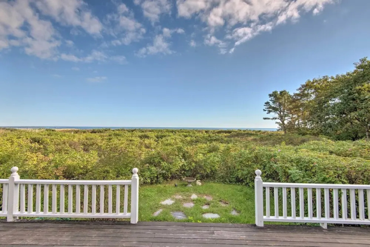 Waterfront Kennebunk Retreat on Private Beach