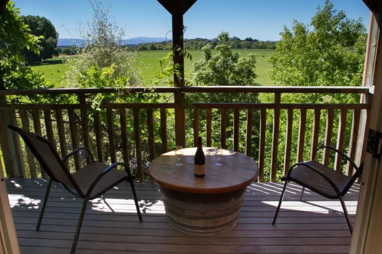 Studio with balcony and with view