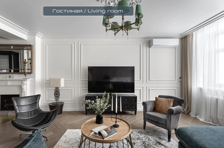 Фотография номера квартиры PiterApartments (ПитерАпартментс) на набережной Кутузова