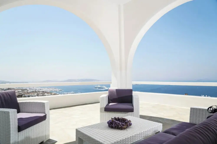 Aether Mykonos 5BR Port View Villa