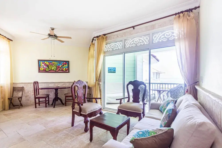 Oceanfront Apartment in Cabarete With Pool and Beach Access