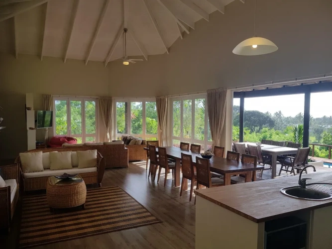 Cottage with balcony