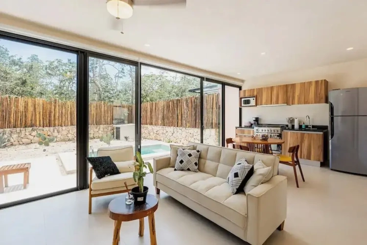 2 Bedrooms Comfort Apartment with garden view