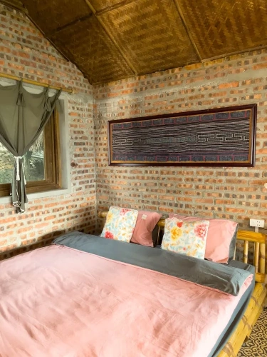 Double Bungalow with balcony and with garden view