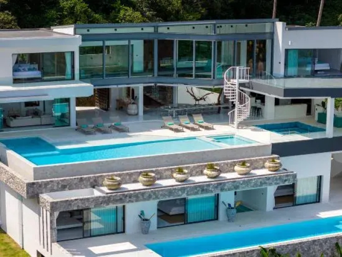 Villa Murano with Panoramic Sea Views