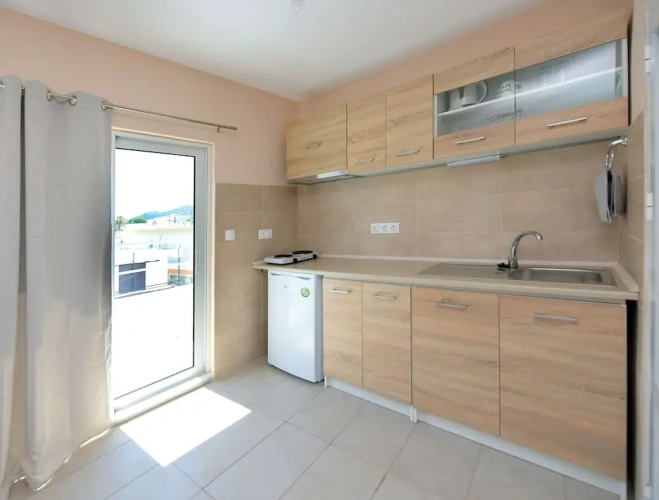 Studio with balcony