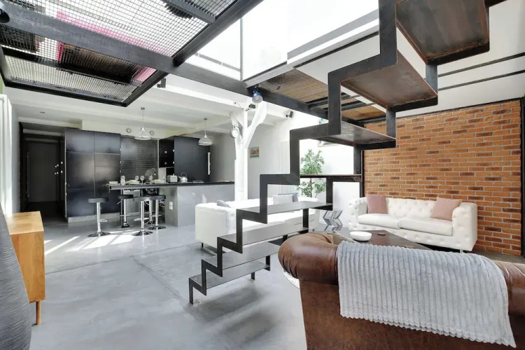 Chic & Spacious Loft 3br/6p Paris Center
