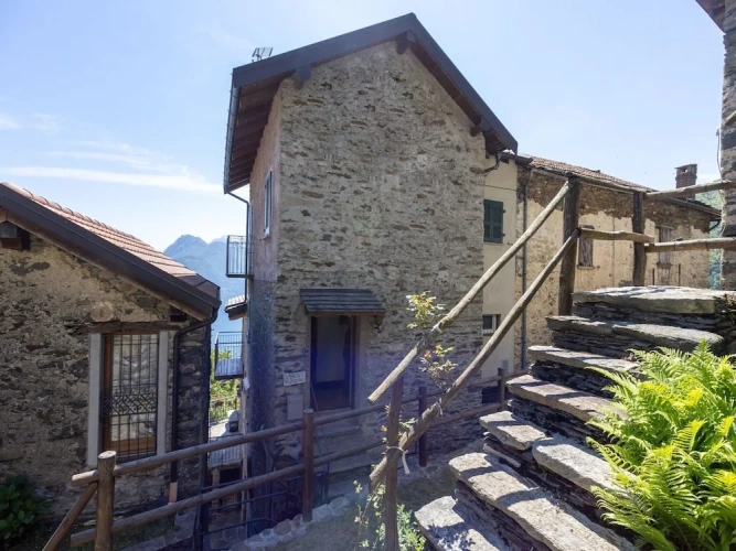 Cottage with balcony