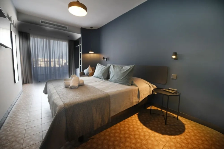 1 Bedroom Luxury Double room with balcony and with sea view