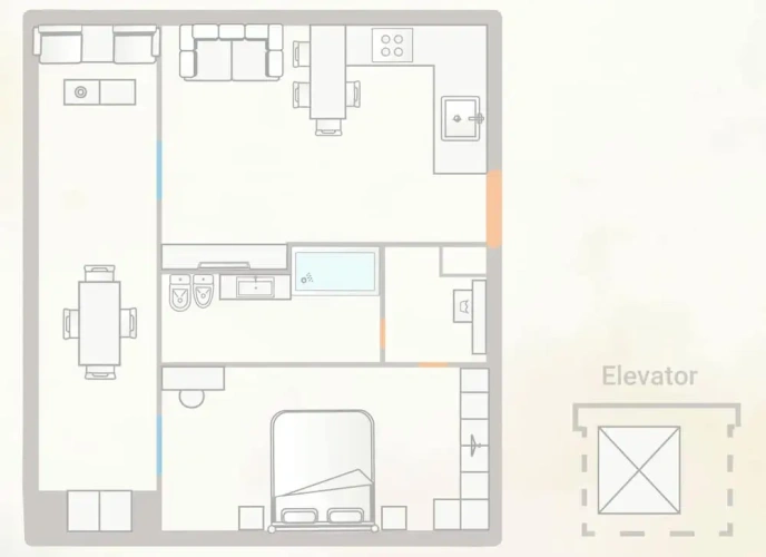 1 Bedroom Apartment